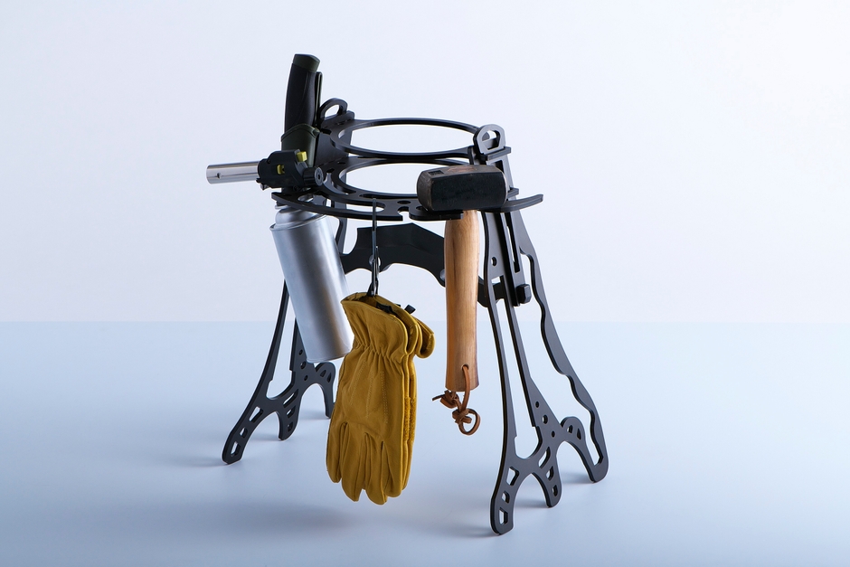 焚き火のための空間づくり