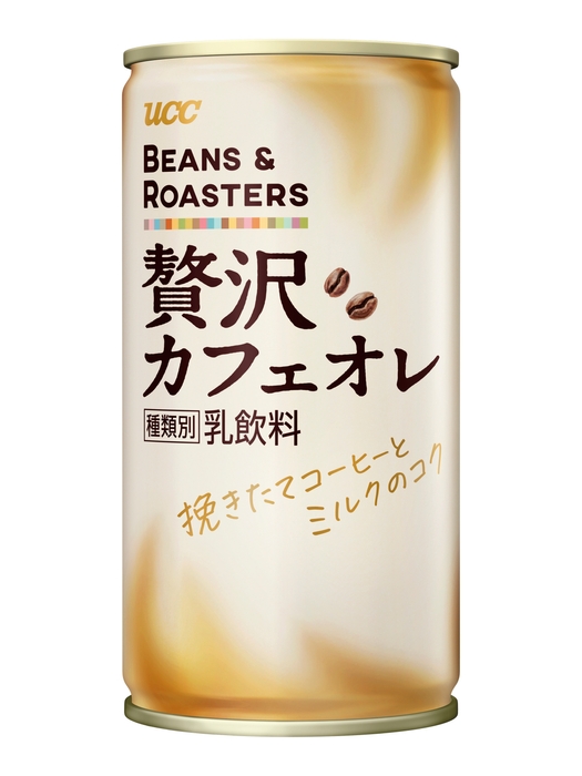 UCC BEANS & ROASTERS 贅沢カフェオレ 缶185g