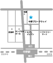 中野ブロードウェイ地図