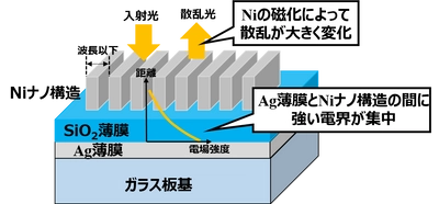 徳島大学の研究チームが宇宙環境でも使える ナノ周期構造を用いた光による磁場検出技術を開発　 ～高ノイズ環境下でも動作可能な集積型磁場センサーの期待～