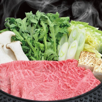 【もったいない!を食べよう】米沢牛カタすき焼き800g