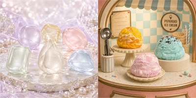 TOKOTOYZのスクイーズシリーズ「ぷにっこ」から、宝石飴モチーフとアイスクリームモチーフの新作2シリーズが同時登場！