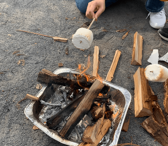火おこし体験(イメージ)