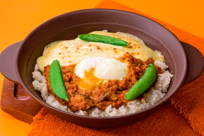 4種のとろ～りチーズの焼きキーマカレー