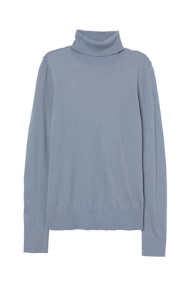 ファインニット タートルネックセーター¥2,499