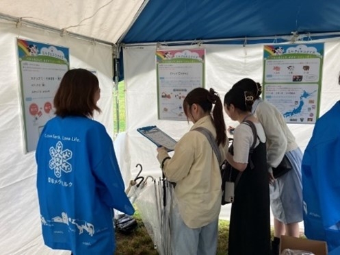 「ミルクフェスティバル in こどもの国」 サステナビリティクイズコーナー の様子　（5月17日）