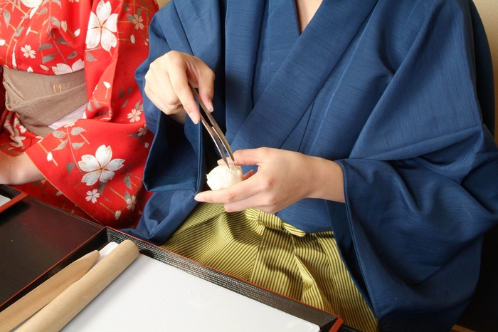 京の上生菓子 ねりきり細工