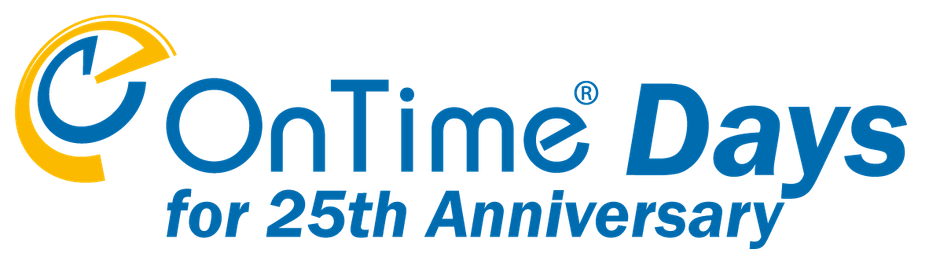 OnTime Days for 25th Anniversary　ロゴ