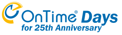 OnTime Days for 25th Anniversary　ロゴ