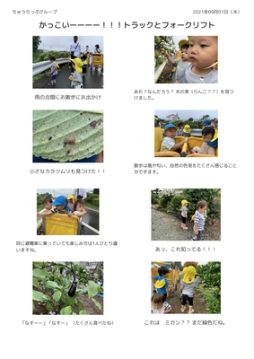 お散歩の様子