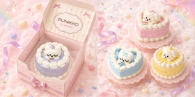 TOKOTOYZのスクイーズシリーズ「ぷにっこ」から、ふわふわもこもこな動物×ケーキモチーフの新作「夢色ふわもこケーキシリーズ」が登場！