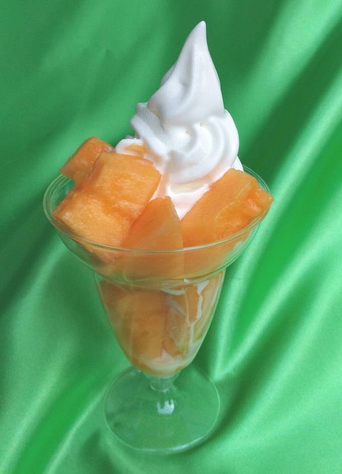 フロマージュの杜 生メロン ソフトクリーム