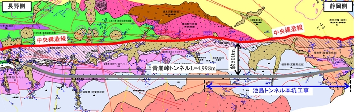 図1：トンネルの位置図