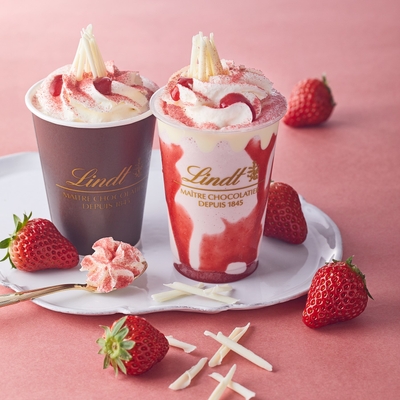 リンツ アイス&ホット チョコレートドリンク ストロベリー
