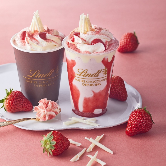 リンツ アイス&ホット チョコレートドリンク ストロベリー