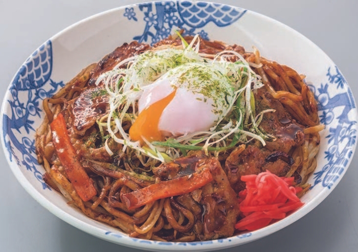 極太麺の香ばしソース焼きそば