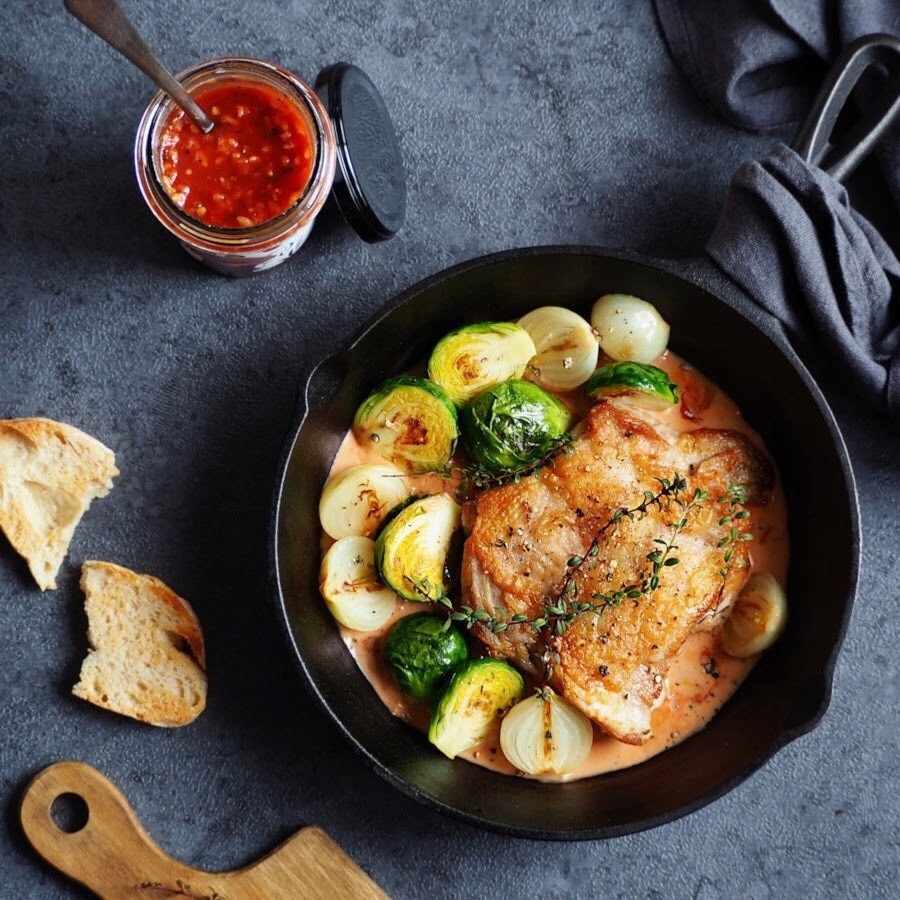 トマト糀のグリルチキン