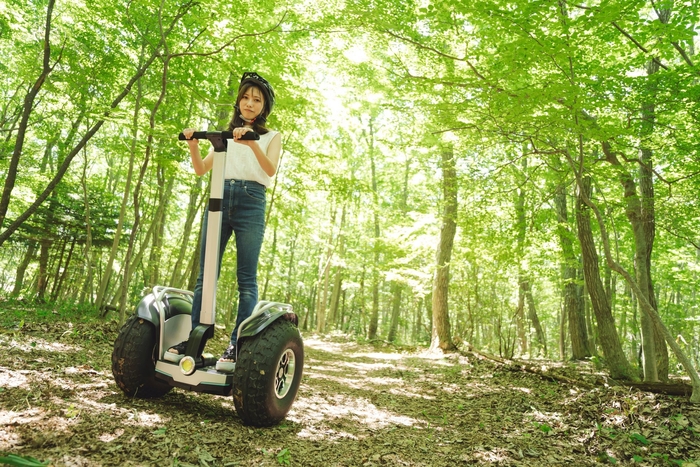 ひとりで自由にコースを走行