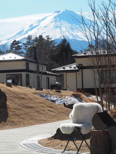 施設から見える富士山は絶景です