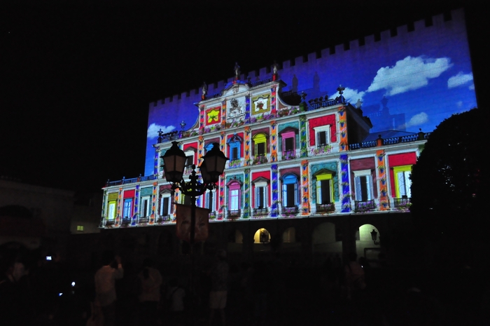 プロジェクションマッピング「真夏の夜の夢 Winter Ver.」