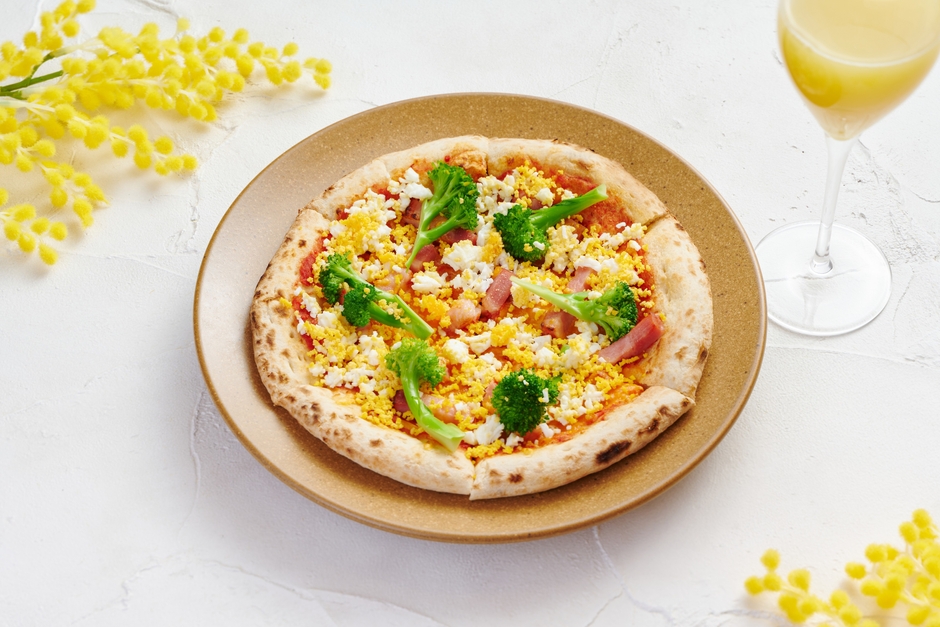 ARIA.C 「卵とブロッコリーのミモザ風ビスマルク」 1,485円　※ドリンク除く