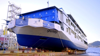 TSUNEISHI SHIPBUILDING Releases “Behind The Scenes: gunt&#251;”, a Group Channel Movie Documenting the Creation of the cruise ship “gunt&#251;”