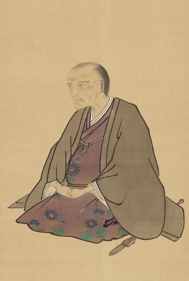 佐野長寛像(部分)西村宗三郎筆 安政3年(1856)個人蔵 画像提供:京都国立博物館