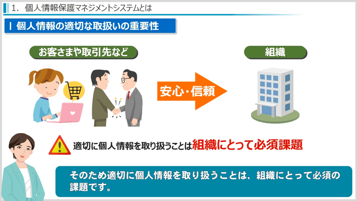 個人情報保護 教育プログラム(改正法対応、2018年版)サンプル