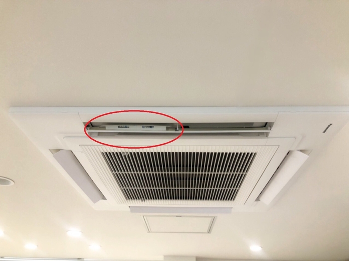 くうかん除菌システム　取付使用例1