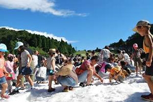 「真夏の雪まつり」　開催時の様子