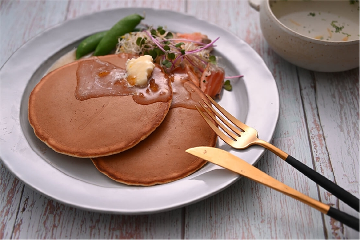 ゆずバターのパンケーキ