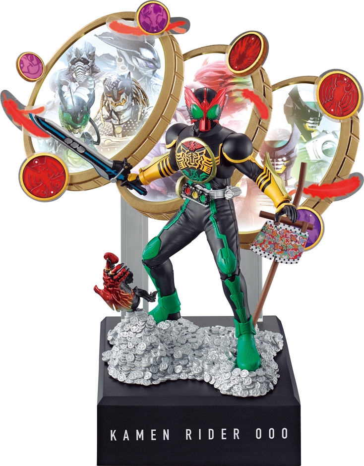 10th「仮面ライダーオーズ & W」の一番くじが新登場！ ジオラマ 