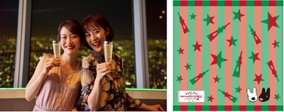 (左)「SKYTREE CAFE」(イメージ) (右)限定タグ付きタオル(イメージ)