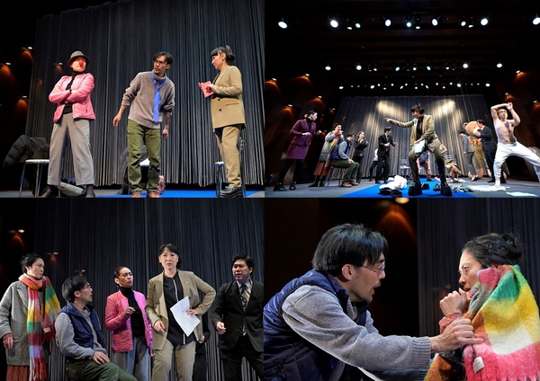 『ニッポン人は亡命する。』舞台写真　2025年1月　於シアターＸ　撮影：都筑淳