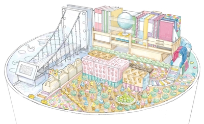 「リアルミッケ!in ODAIBA」 ミニチュア作品 イメージ