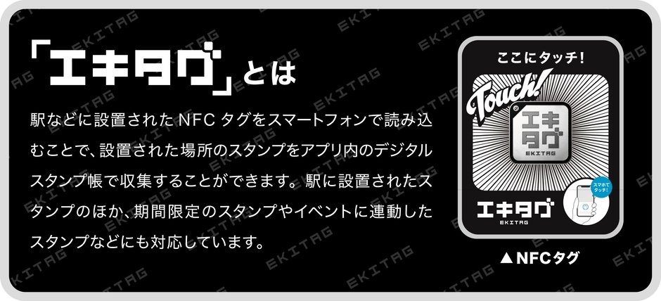 「エキタグ」とは イメージ