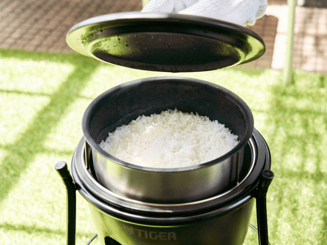 炊きあがりの様子