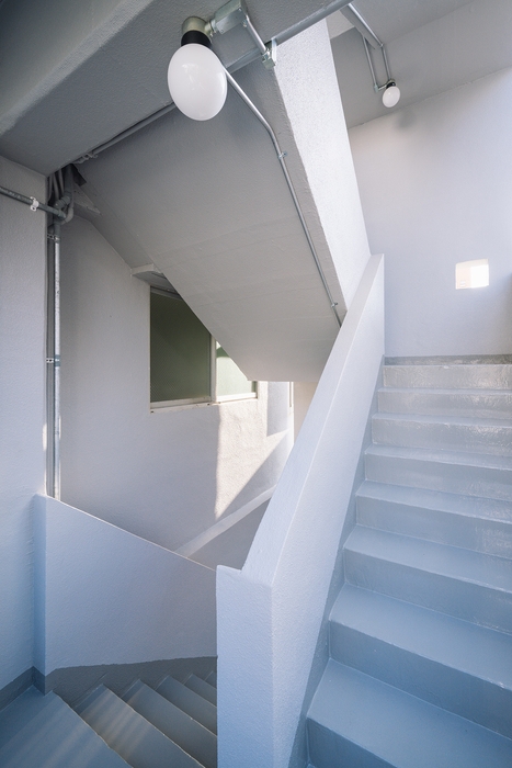 リノベーション後の外部階段