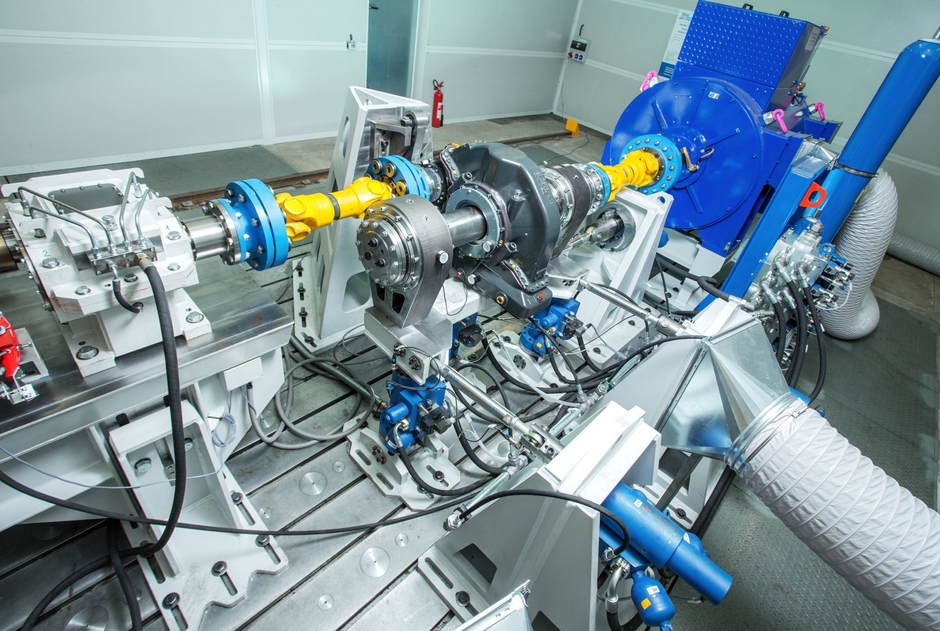 鉄道車両用ギアボックスのテスト