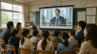 学校での視聴イメージ
