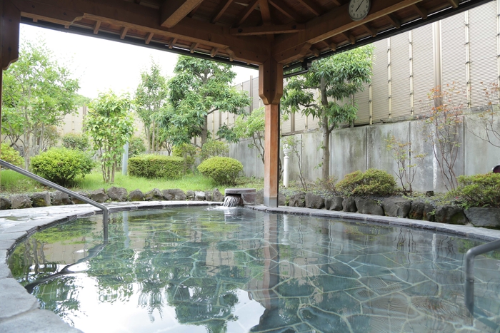 自慢の高濃度アルカリ温泉