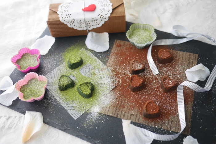 タベルモビター生チョコ&抹茶生チョコ1