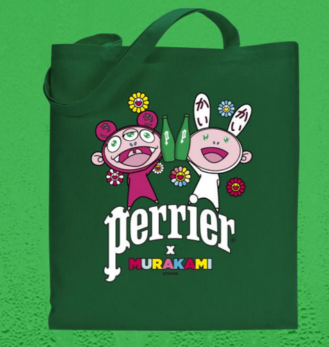 "Perrier × MURAKAMI"トートバッグ
