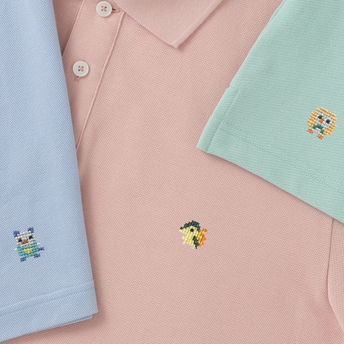 刺繍:ヒノアラシ・ミジュマル・モクロー