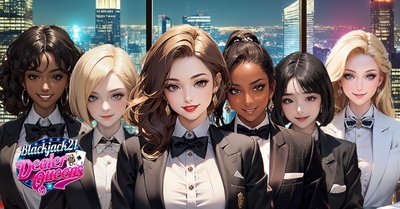 Blackjack 21 - Dealer Queens　キーアート4