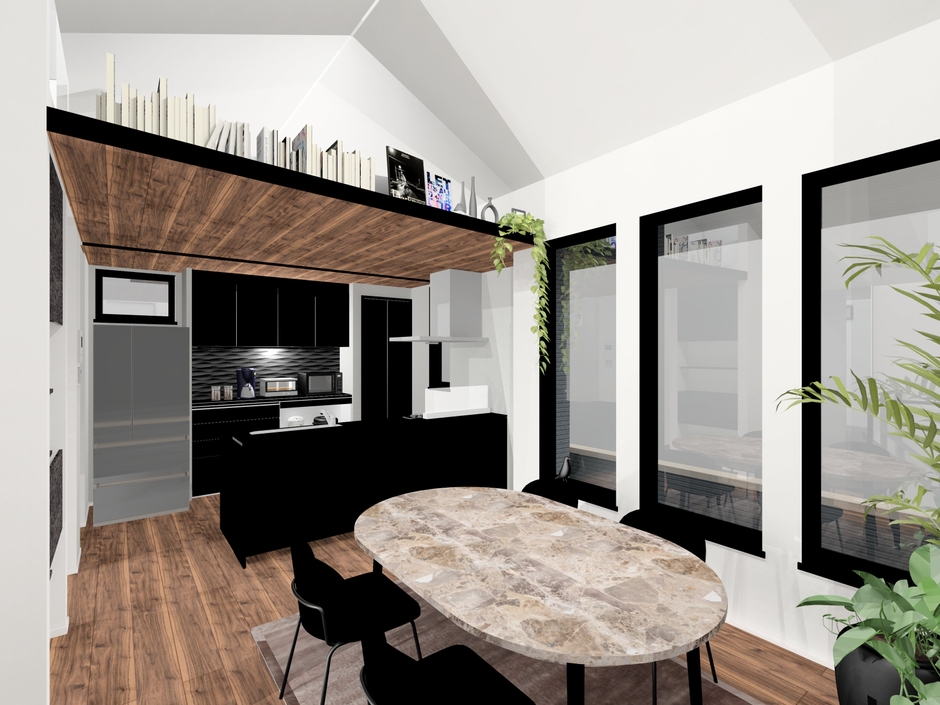 2階DK　イメージパース