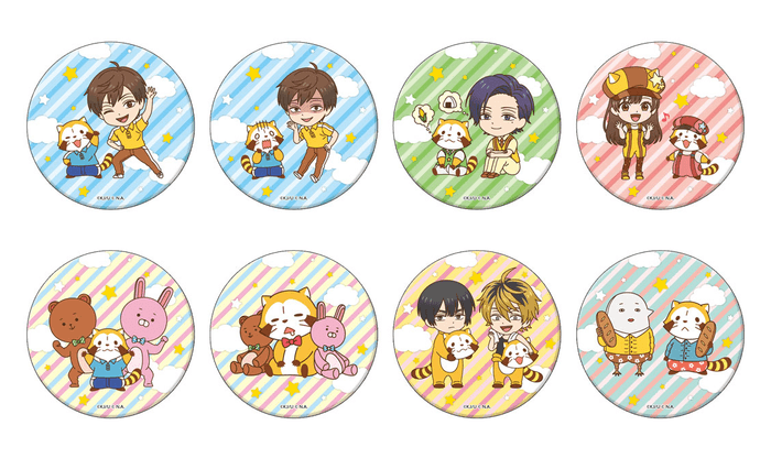 トレーディング缶バッジ（全8種）　各440円