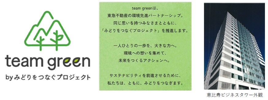 “都市“から共に「みどりをつなぐ」
内装建材の水平リサイクルをオフィス工事で実現