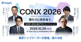 ディグル株式会社、経営層・経営企画向けビジネスカンファレンス「CONX 2026」 追加登壇者およびワークショップ情報を公開