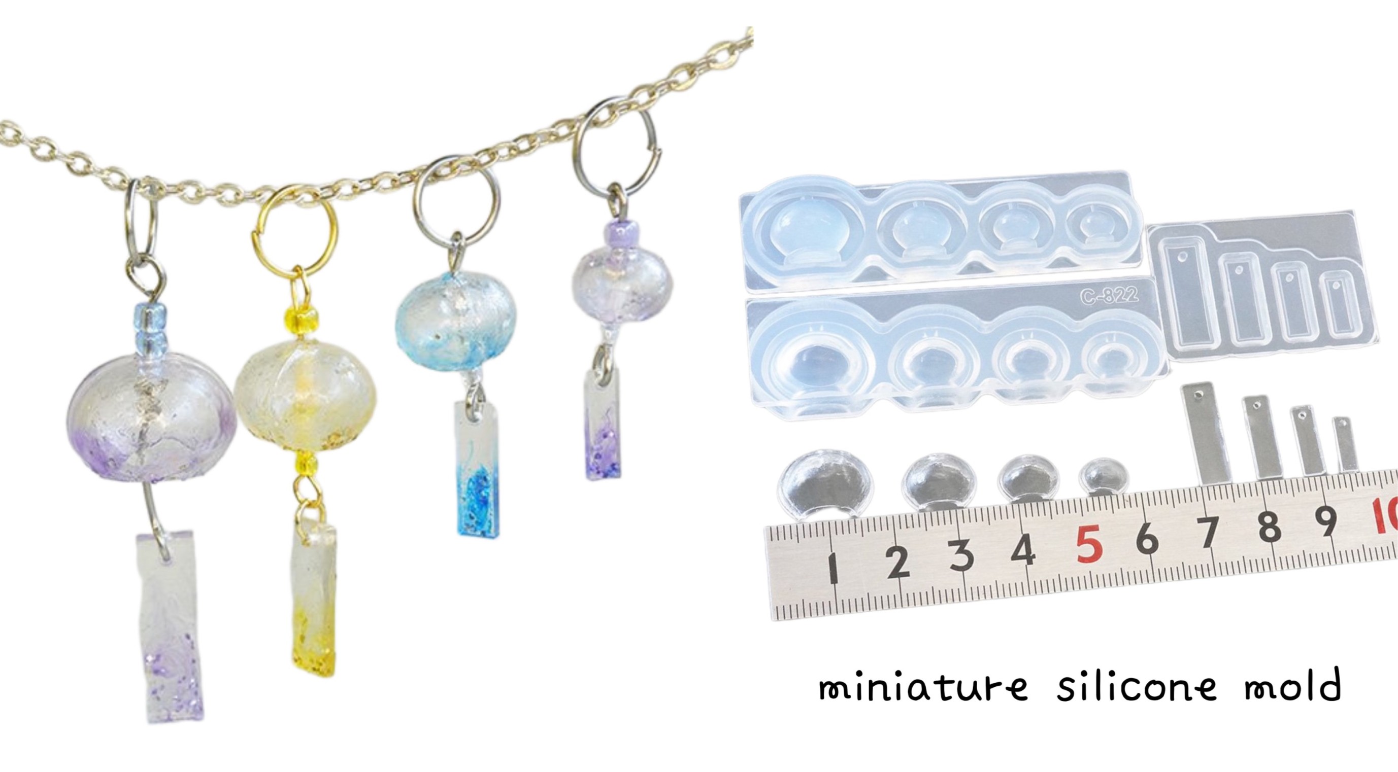 夏を彩る手作りアイテム!ミニチュア風鈴のシリコンモールド販売開始